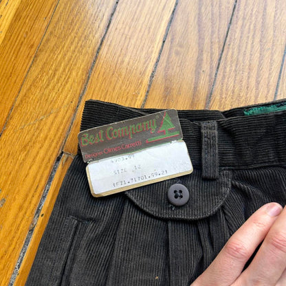 1980s Best Company Corduroy Skirt Women's 26W