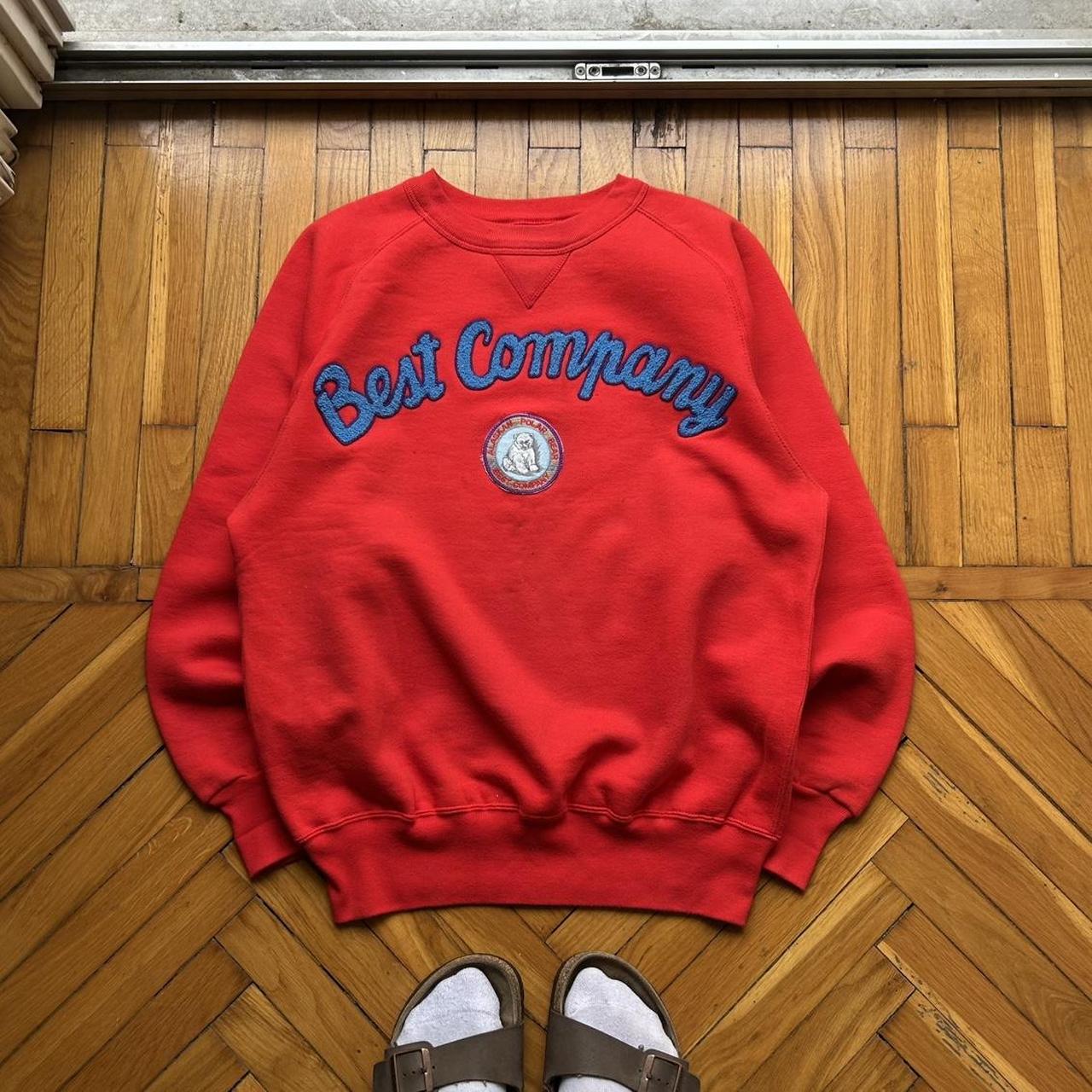 1980s Best Company Sweatshirt Red M