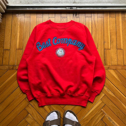 1980s Best Company Sweatshirt Red M