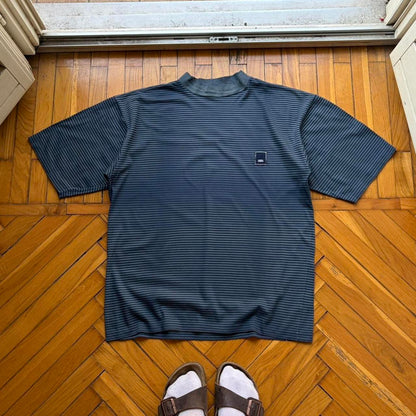 1989 Boneville Navy Arctic Striped T Shirt L