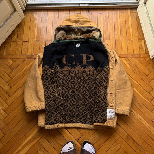 1987 CP Company Leather Jacket L