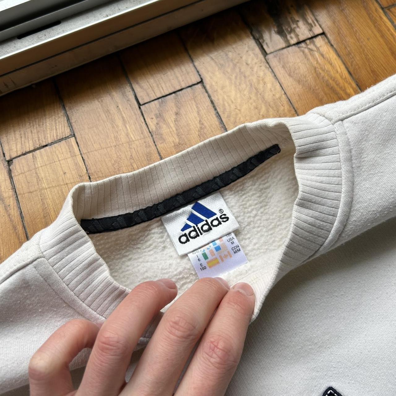 1990s Adidas Sweatshirt White L