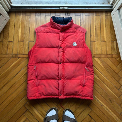 1980s Moncler Grenoble Down Jacket Red L
