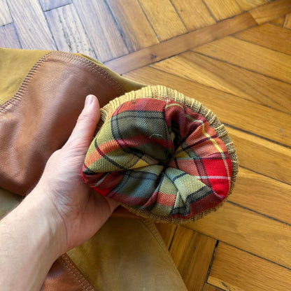 1990s Timberland Leather Shearling Jacket L