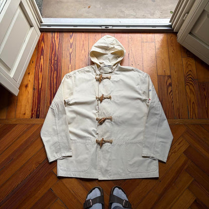1990s Ralph Lauren Duffle Coat Cream L