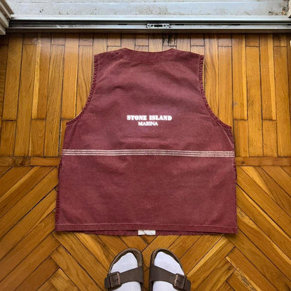 1992 Stone Island Marina Tela Stella Gilet XL
