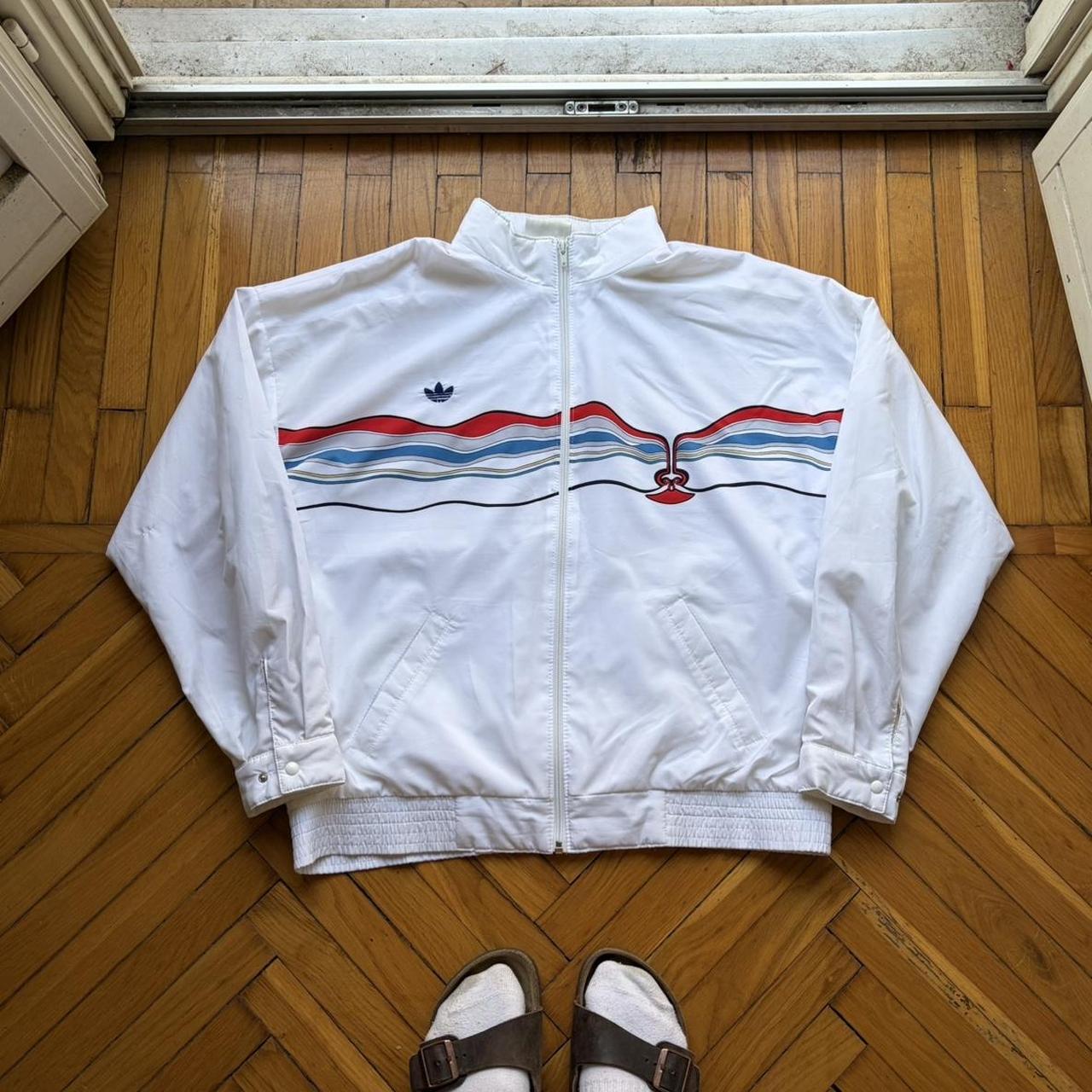 1980s Adidas Originals Ivan Lendl Jacket White L