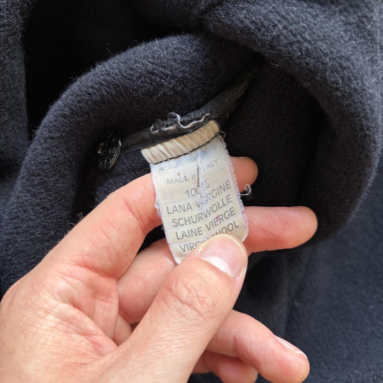 1980s Stone Island Montgomery Duffle Coat Navy L