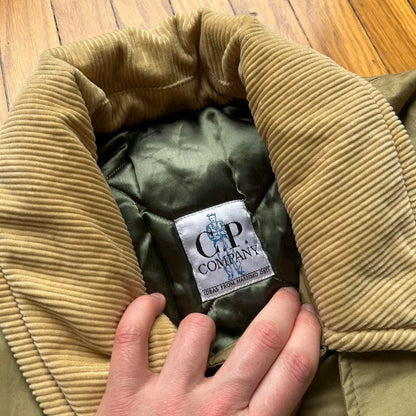 1980s CP Company Riding Coat Khaki XL