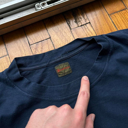 1980s Boneville T Shirt Navy M