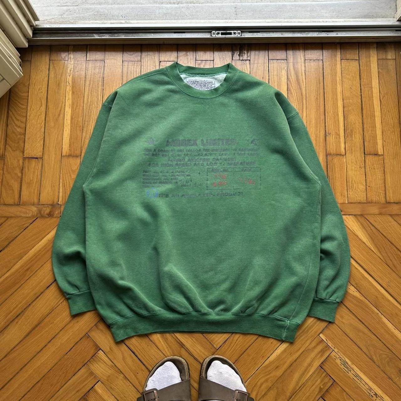 1990s Avirex Sweatshirt Green XL