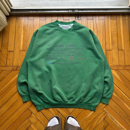 1990s Avirex Sweatshirt Green XL
