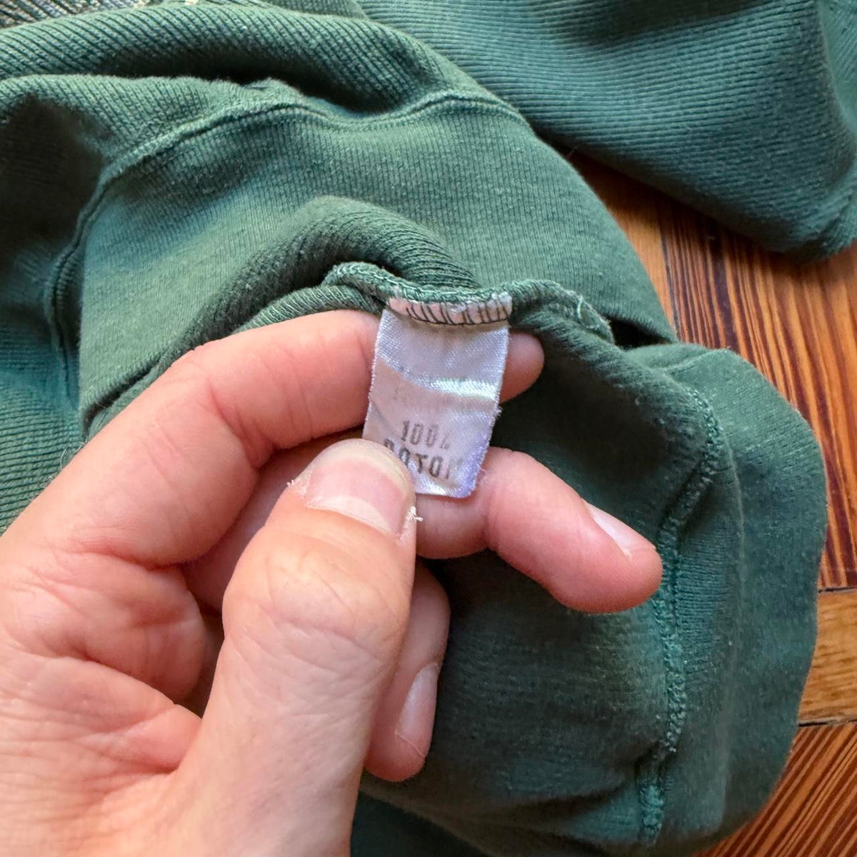 1990s Chevignon Sweatshirt Green M
