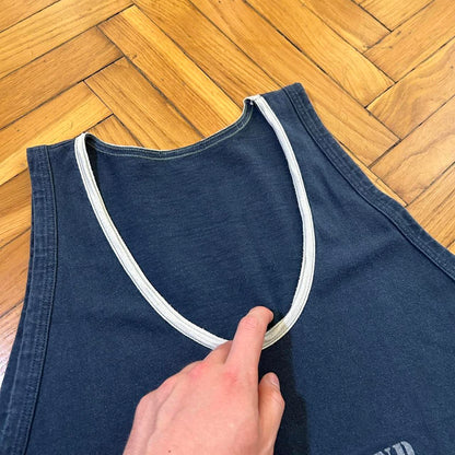 1980s Stone Island Marina Vest Navy M