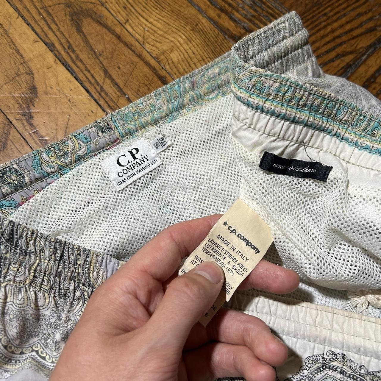 1990 CP Company Paisley Swim Shorts L