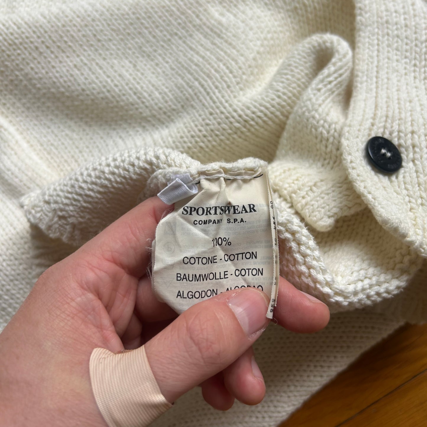 S/S 1999 CP Company Knitted Cardigan M