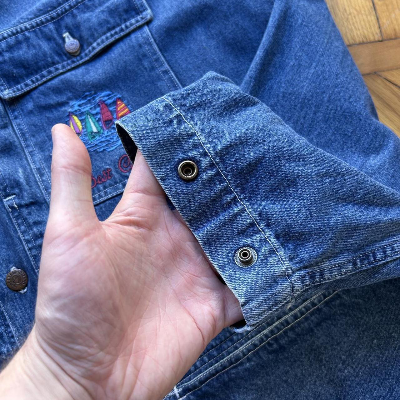 1980s Best Company Denim Jacket Blue XL