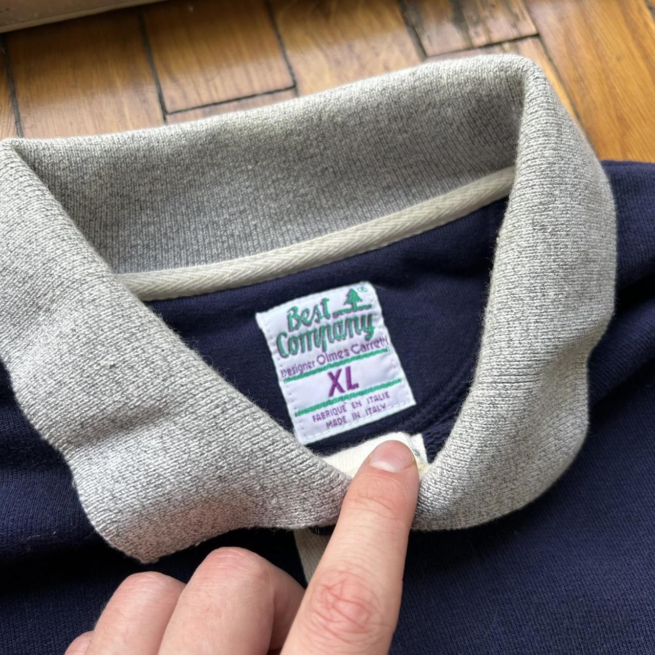 1980s Best Company SS Sweatshirt Navy XL