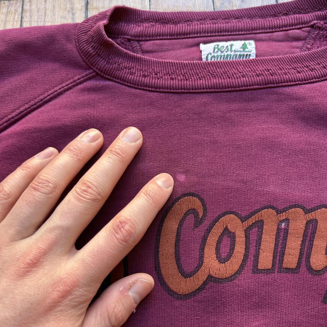 1980s Best Company Sweatshirt Burgundy M