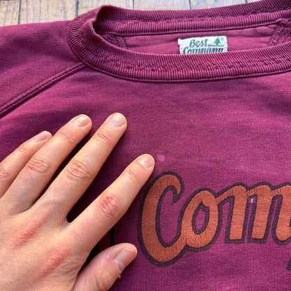 1980s Best Company Sweatshirt Burgundy M