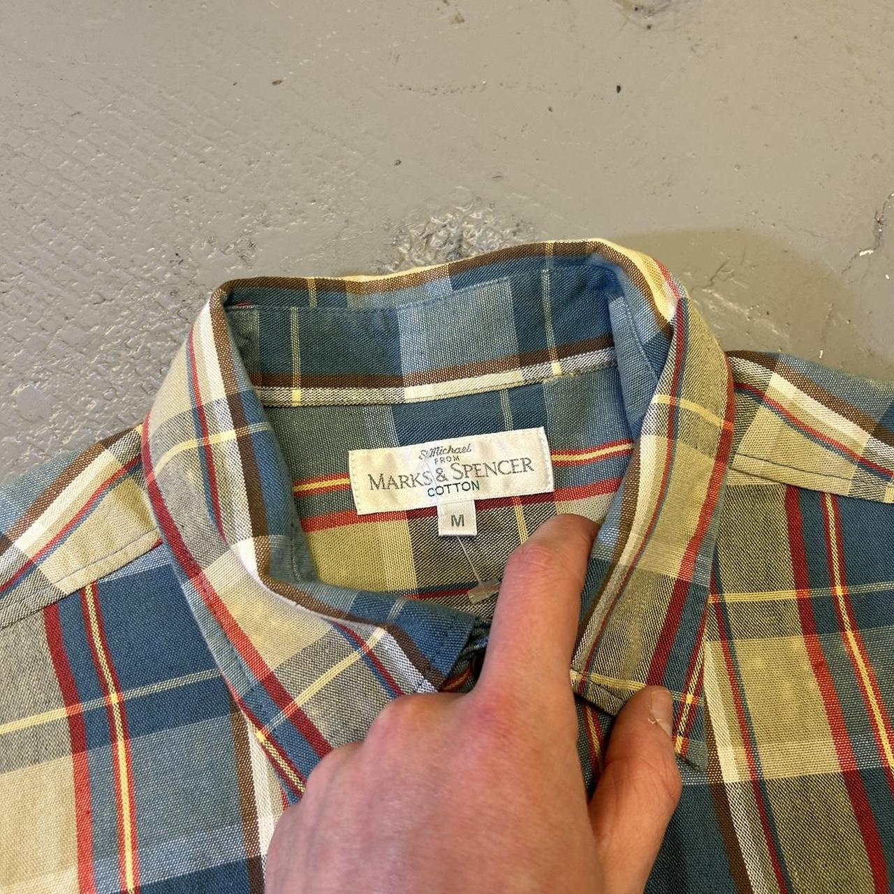 1990s St Michael Shirt Checked L