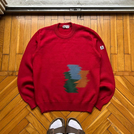 1980s Cerruti 1881 Knitted Jumper Red S