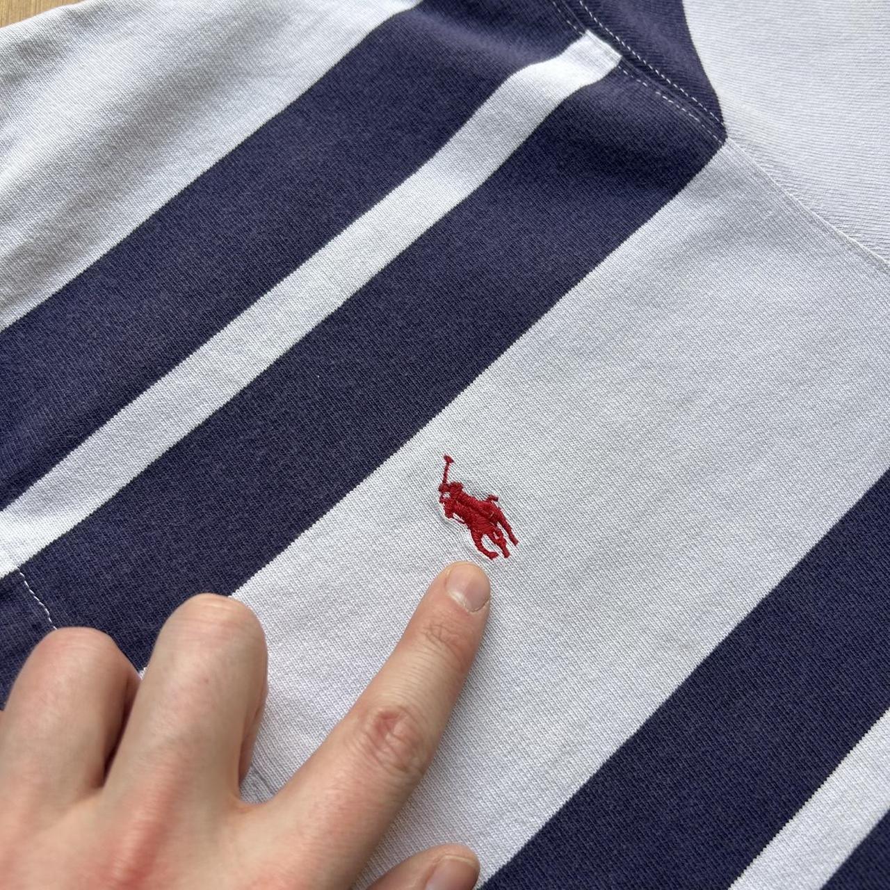 1990s Ralph Lauren Striped T Shirt XL