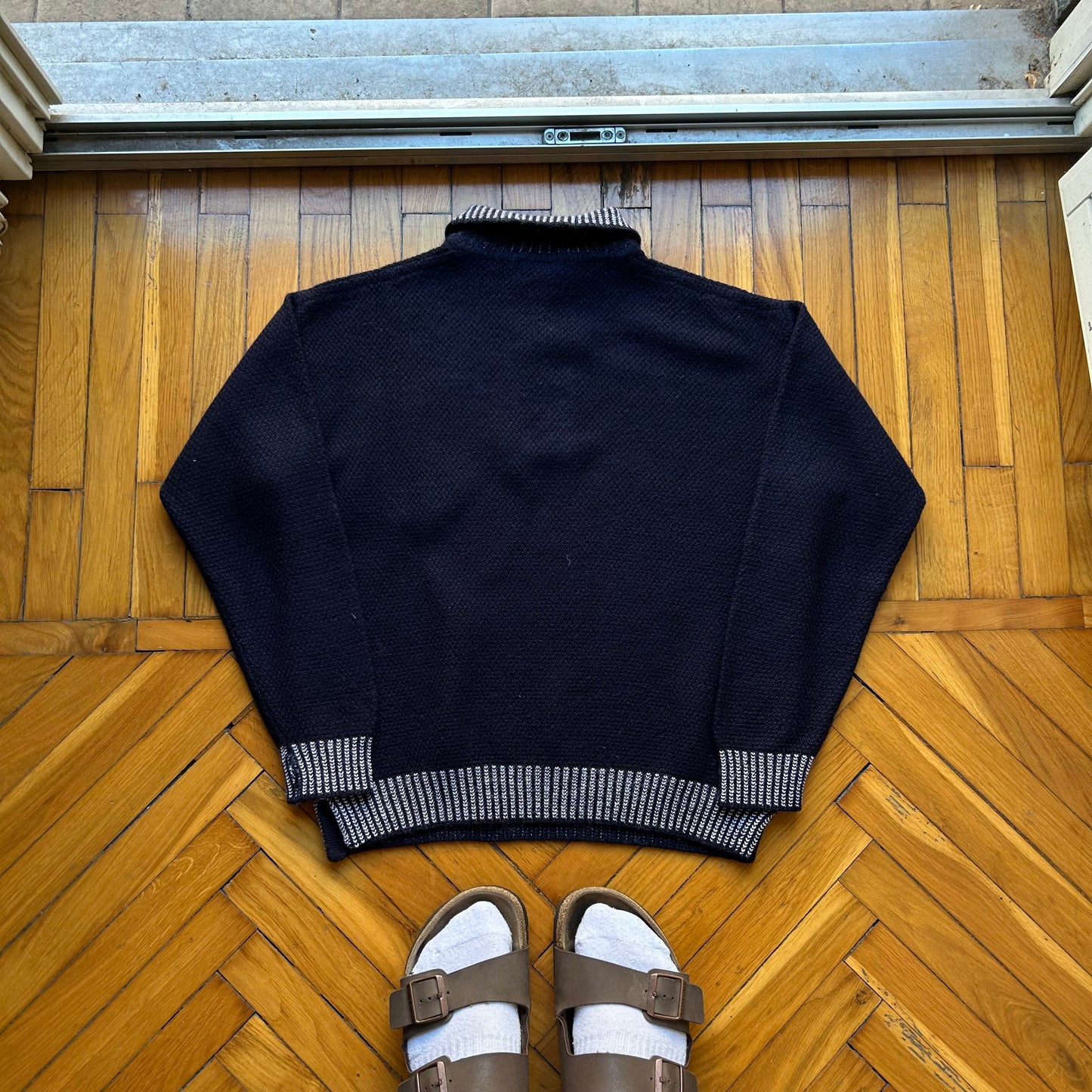 1980s Emporio Armani Jumper Navy S