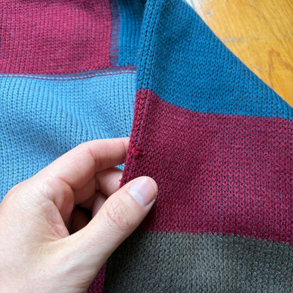 1980s Giorgio Armani Multicoloured Knitted Jumper M
