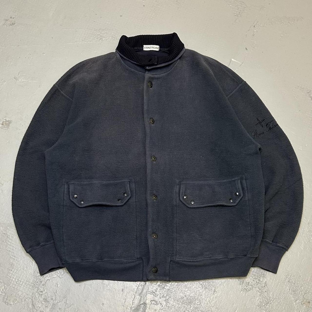 1980s Stone Island Fleece Navy XL