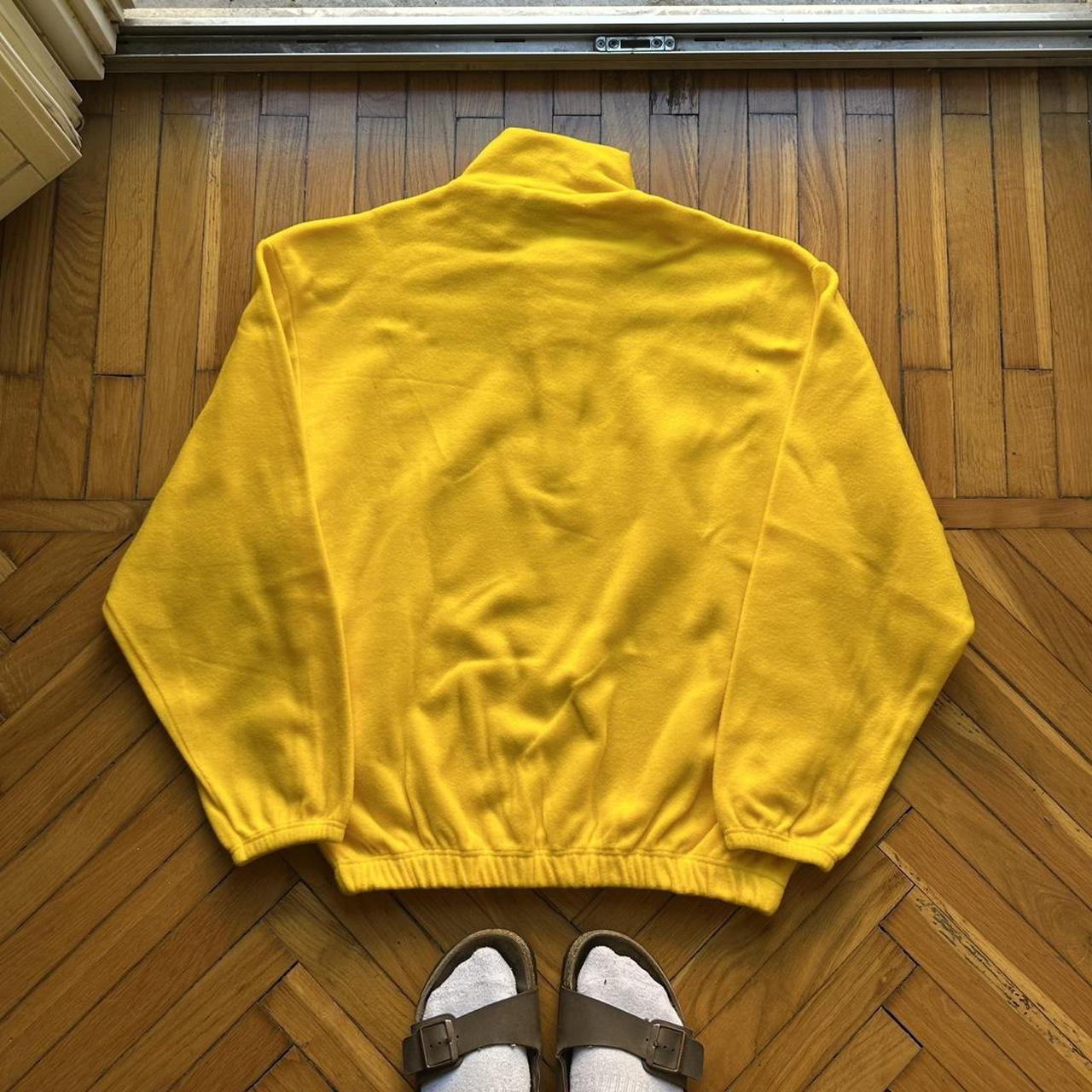 1990s Saucony Q Zip Fleece Yellow M
