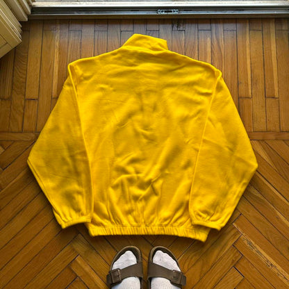 1990s Saucony Q Zip Fleece Yellow M