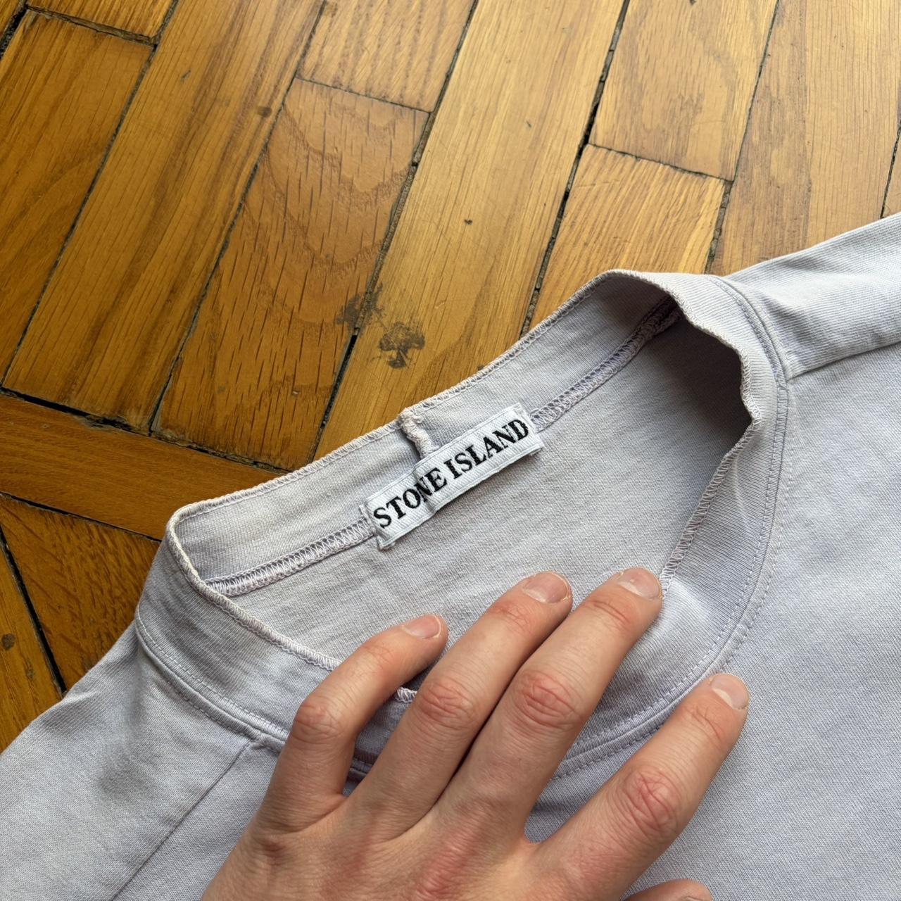 1990s Stone Island T Shirt Blue M