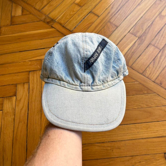 1990s Armani Jeans Denim Cap 60