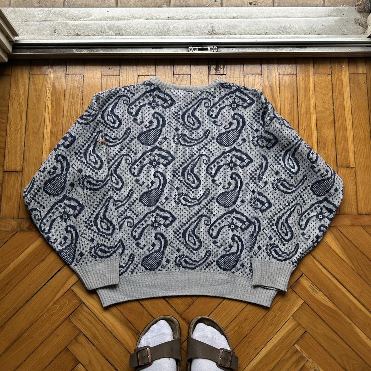 1980s Giorgio Armani Eagle Knitted Jumper M