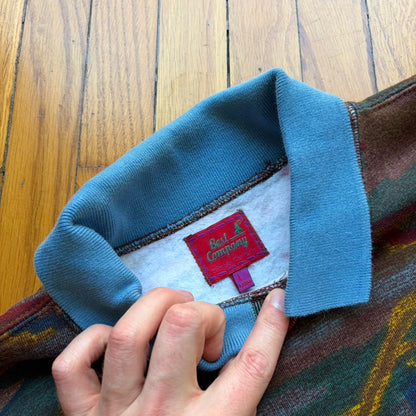 1990s Best Company Pattern Sweatshirt M