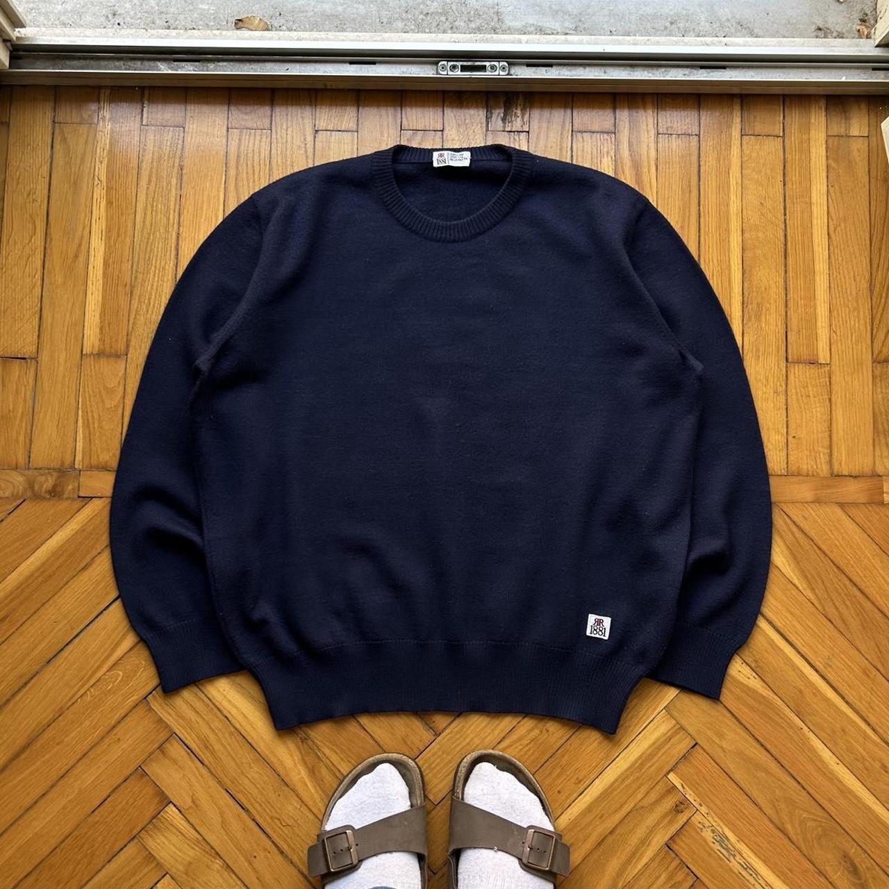 1990s Cerruti 1881 Knitted Jumper Navy L