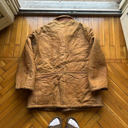 1987 CP Company Leather Shearling Coat L