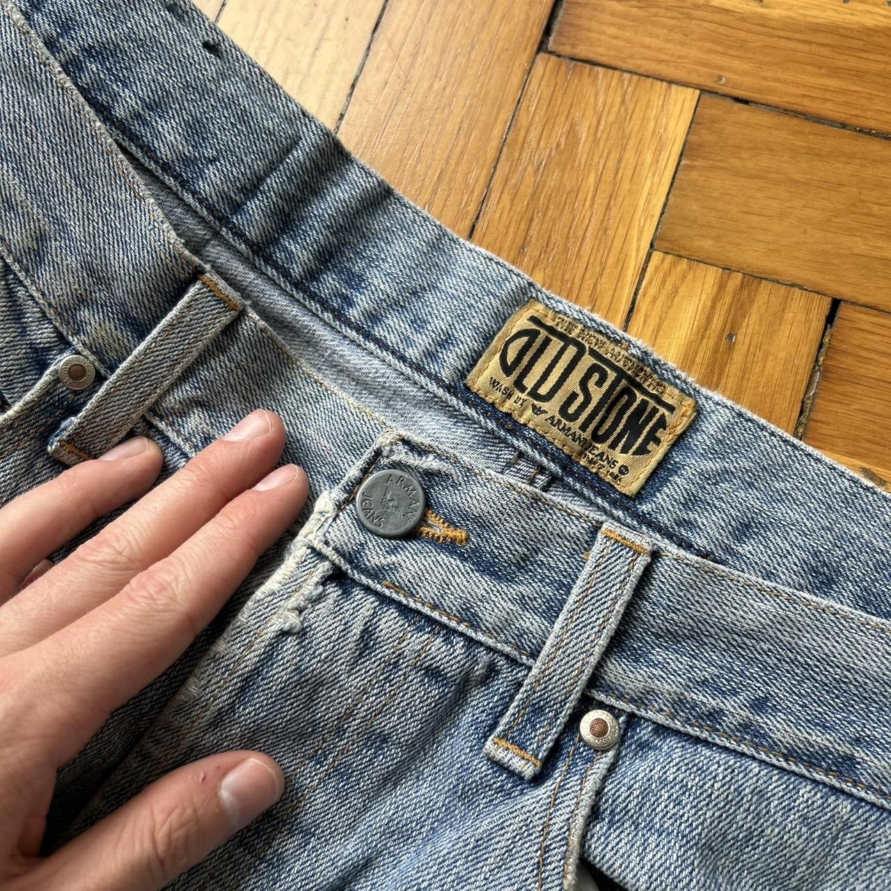 1990s Armani Jeans Blue 34W 32L