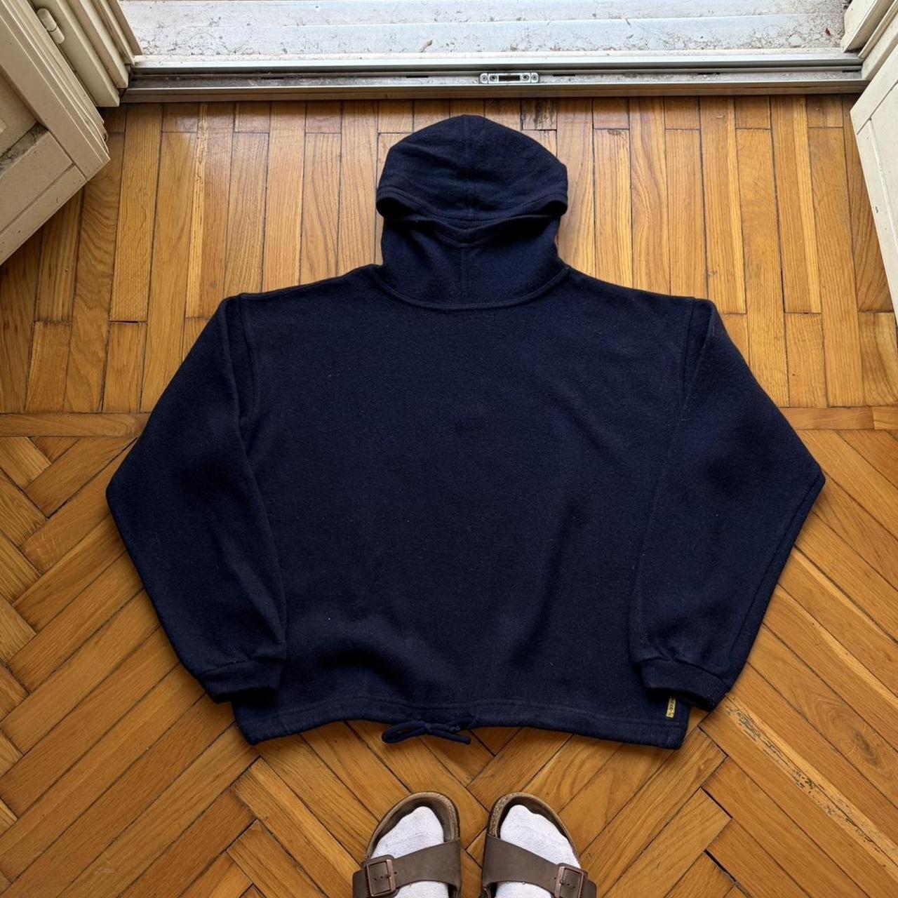1990s Armani Jeans Hoodie Navy M
