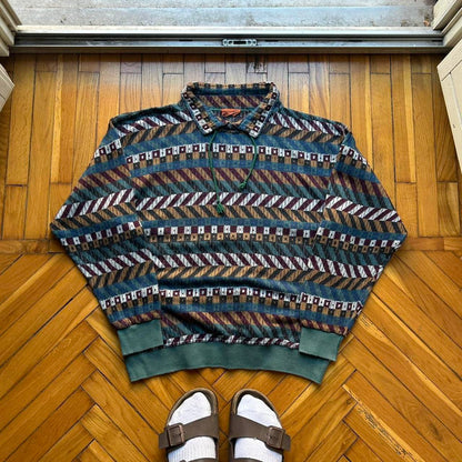 1990s Missoni Pattern Sweatshirt M