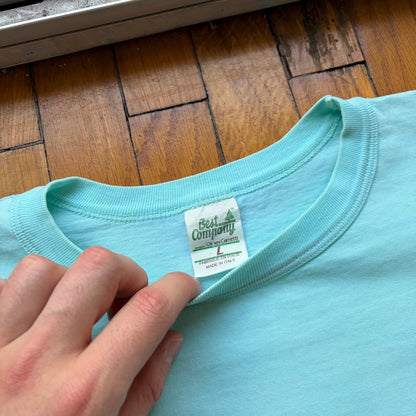 1980s Best Company T Shirt Blue S