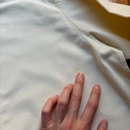 A/W 1997 Stone Island Corduroy Shirt Cream M