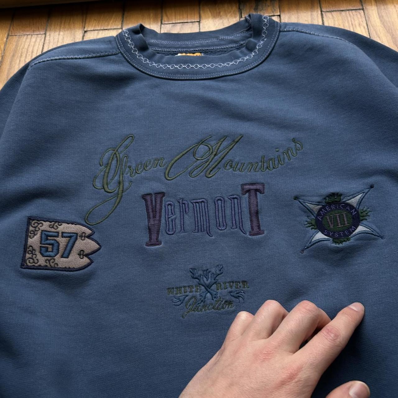 1990s American System Sweatshirt Blue S