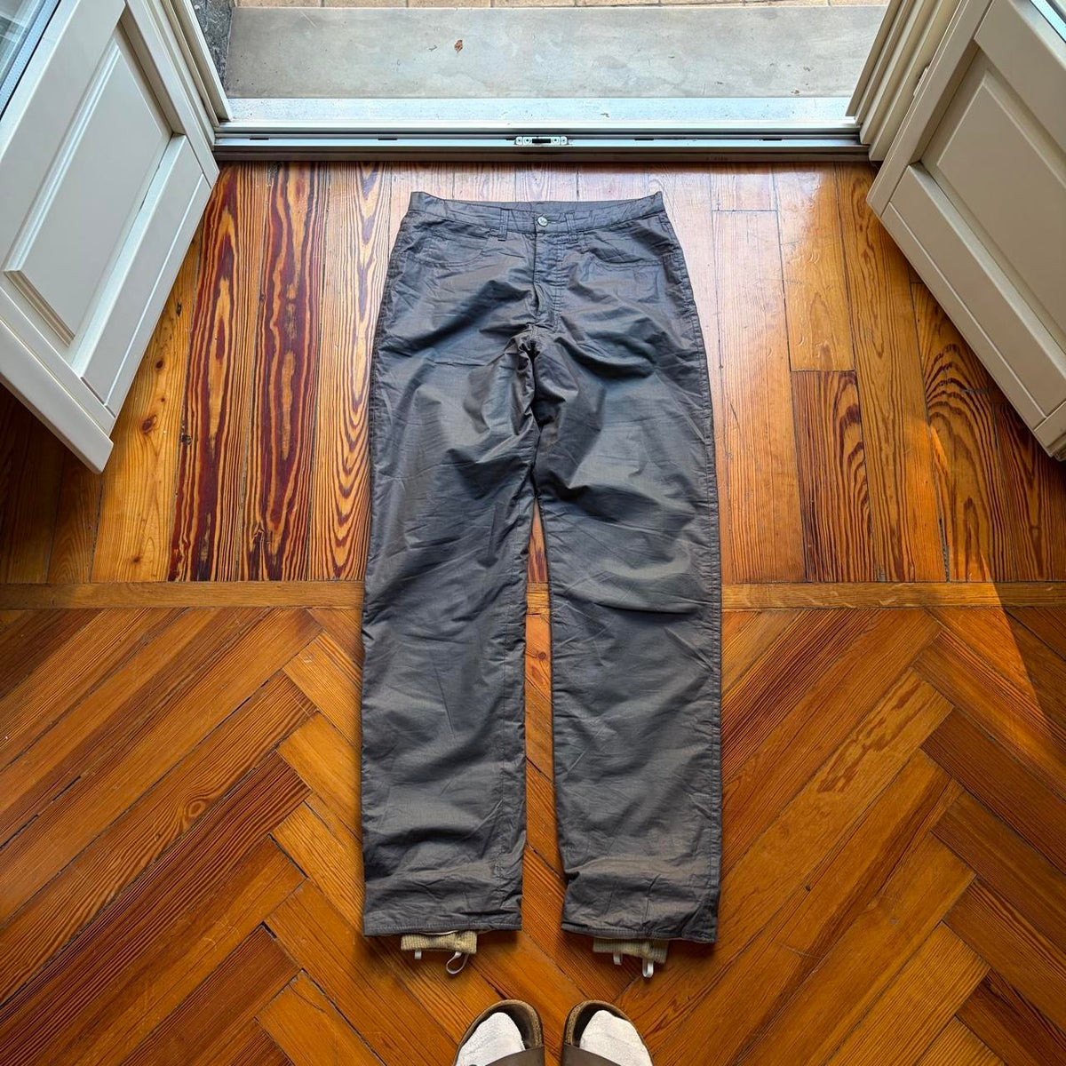 1980s Giorgio Armani Trousers Grey 30W 32L