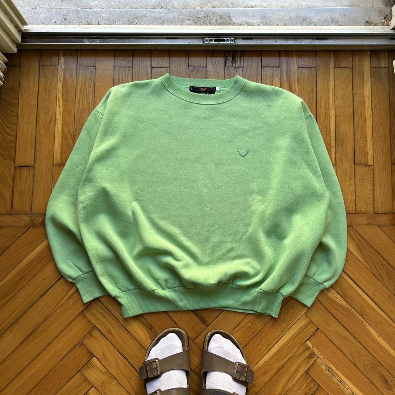 1980s Classics Of Emporio Armani Sweatshirt Green XL