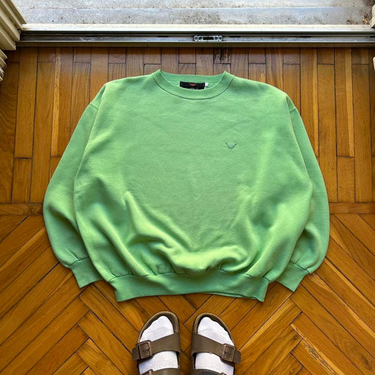 1980s Classics Of Emporio Armani Sweatshirt Green XL