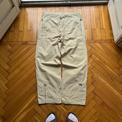 2000s Napapijri Cargo Trousers Beige 34W 30L