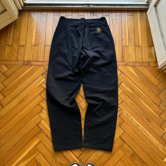 1980s Stone Island Trousers Black 32W 30L