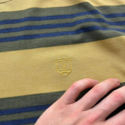 1990s Valentino Striped T Shirt XL
